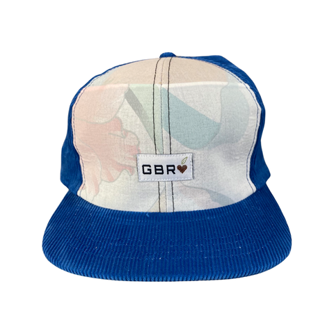 Cord Scrap-Hat - Blue
