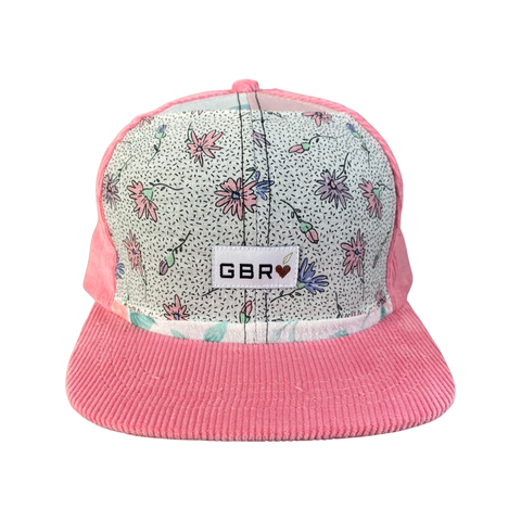 Cord Scrap-Hat - Pink