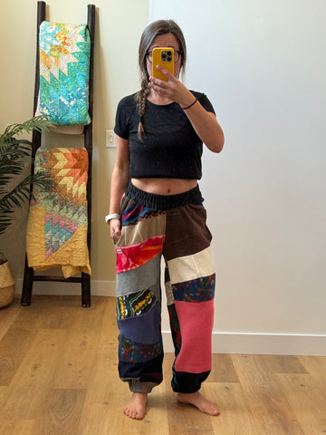 Scrap Fleece Pants - 26” waist (low rise)