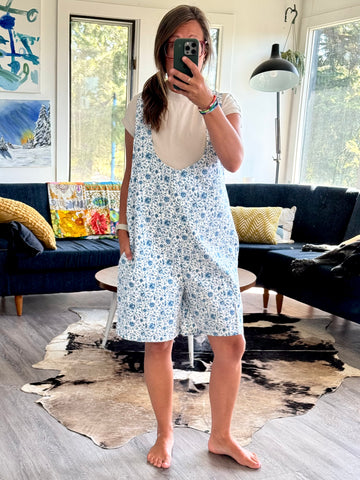 Overall Shorts - med
