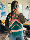 Quilt-Scrap Sweatshirt - med/lg