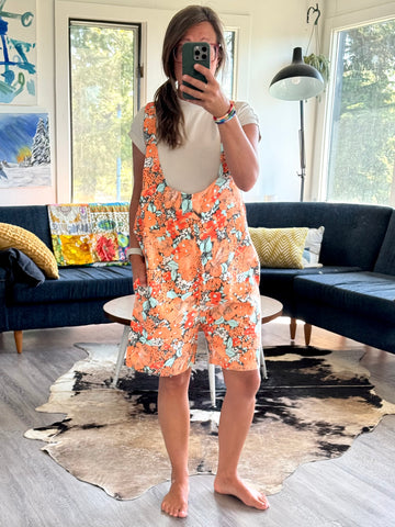 Overall Shorts - med