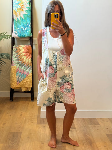 Overall Shorts - med