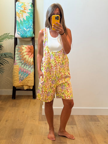 Overall Shorts - med