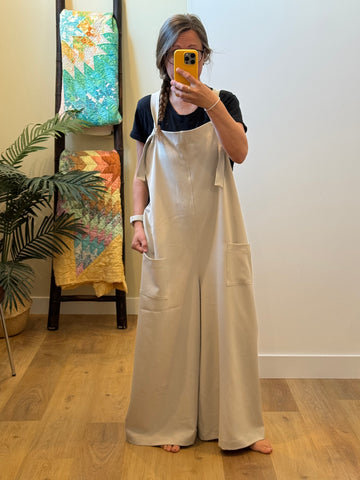 Wide Leg Overalls - Lg/XL