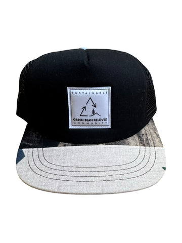 Trucker - black brim/black mesh