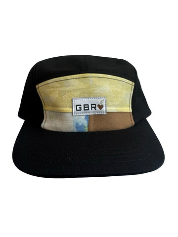 5 panel - black