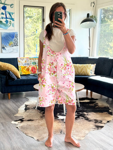 Overall Shorts - med