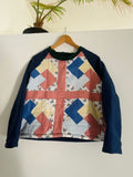 Quilt-Sweatshirt sm/med