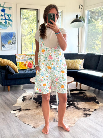 Overall Shorts - med