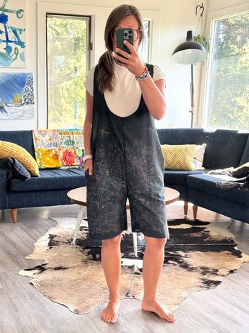 Overall Shorts - med