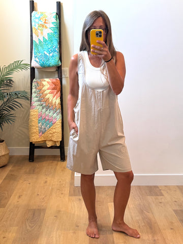 Overall Shorts - med