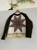 Quilt-Sweatshirt Lg