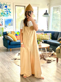 Wide Leg Overalls - Lg/XL