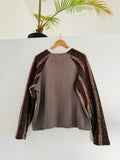 Scrap-Knit Sweatshirt - med/Lg