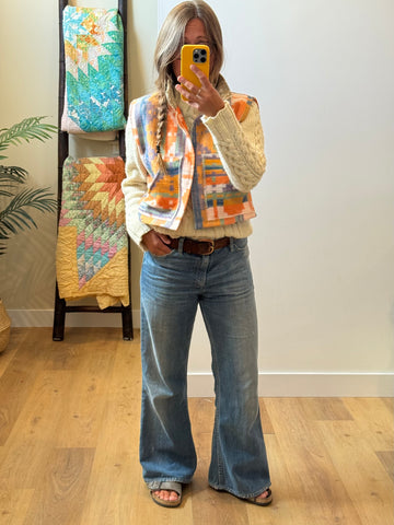 Vest - med (wool collar)