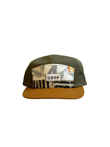 5 panel - Carhartt brim/olive top