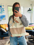 Quilt-Scrap Sweatshirt - med/Lg