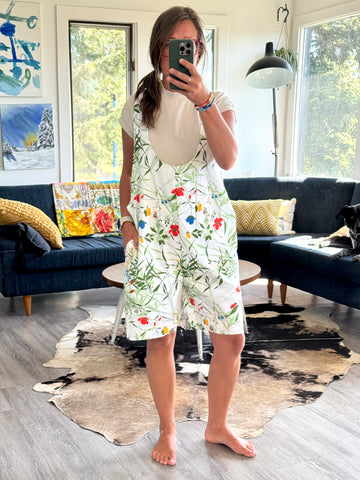Overall Shorts - med