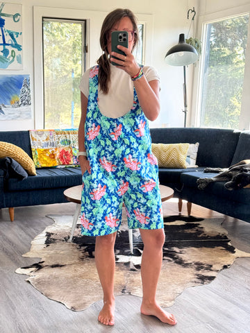 Overall Shorts - med