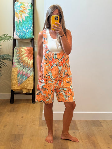 Overall Shorts - med