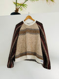 Scrap-Knit Sweatshirt - med/Lg