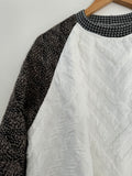 Scrap-Knit Sweatshirt - med/Lg