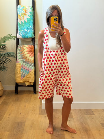 Overall Shorts - med