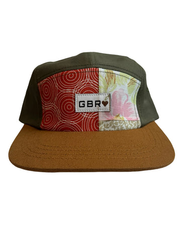 5 panel - Carhartt brim/olive top