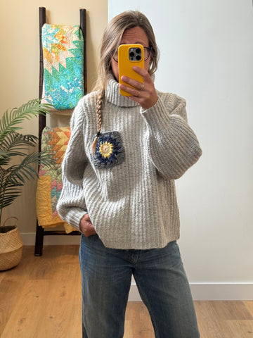 Crochet Knit - Lg/XL (wool blend)