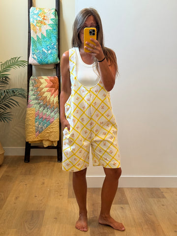 Overall Shorts - med