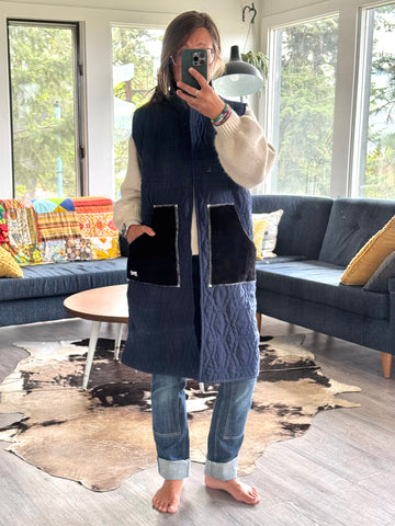 Vest - small (wool collar)
