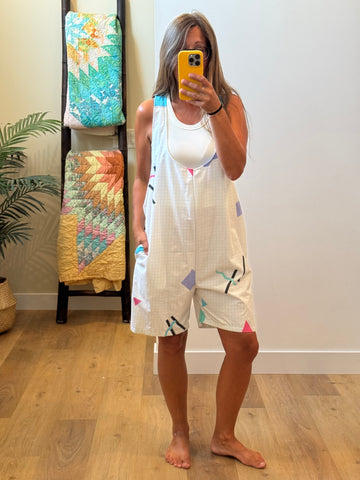 Overall Shorts - med