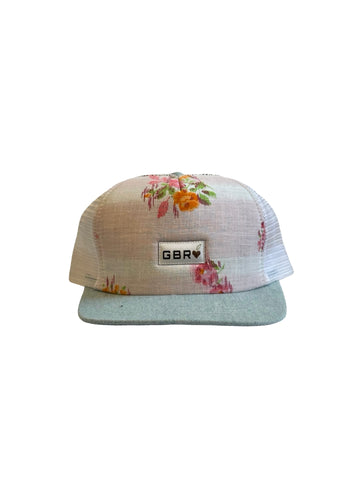 Trucker - light denim brim/white mesh