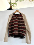 Scrap-Knit Sweatshirt med/Lg