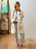 Blanket Coat - small (wool blend sleeve)
