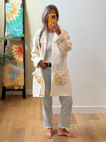 Blanket Coat - small (wool blend sleeve)