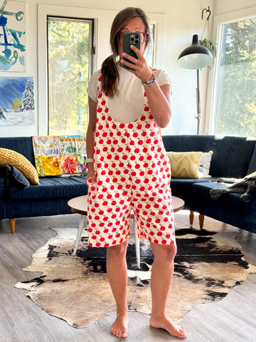 Overall Shorts - med