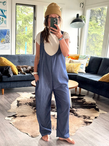 Overalls - med (denim like)