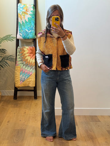 Vest - small (wool collar)
