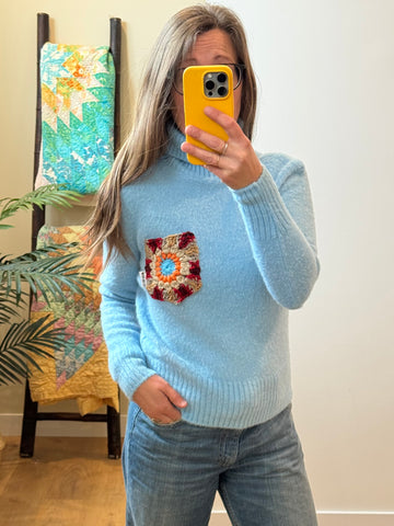 Crochet Knit - xs/sm (mohair)