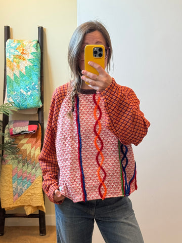 Scrap Sweatshirt - med/Lg