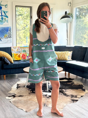 Overall Shorts - med
