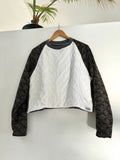 Scrap-Knit Sweatshirt - med/Lg