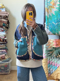 Blanket Coat - sm/med (partial wool)