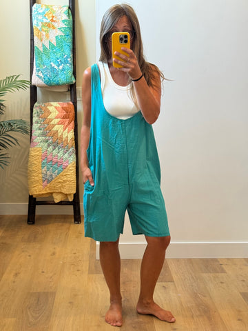 Overall Shorts - med