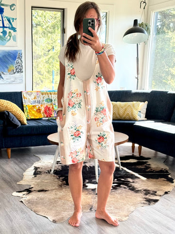Overall Shorts - med