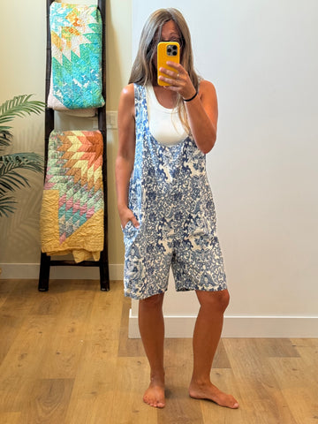 Overall Shorts - med
