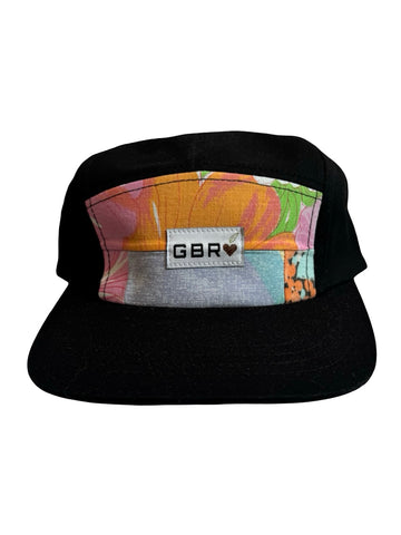 5 panel - black