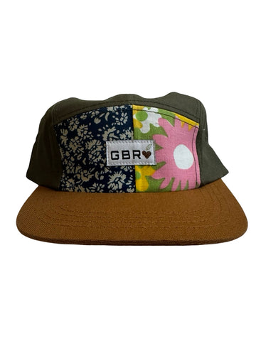 5 panel - Carhartt brim/olive top